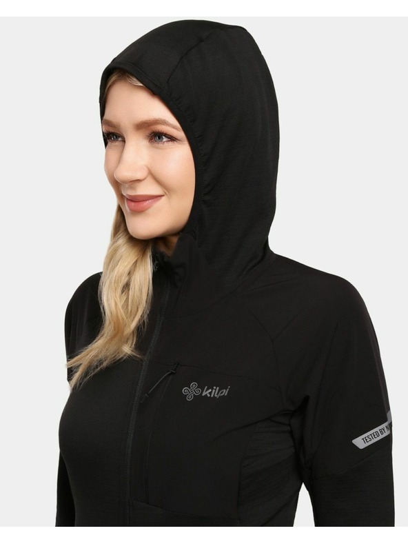 Kilpi Női sportpulóver kapucnival Kilpi MEMPHIS-W Fekete