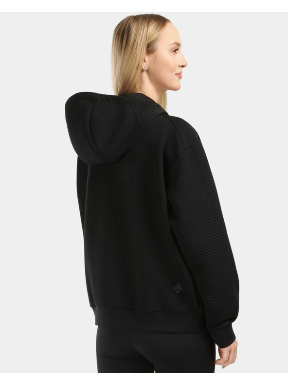 Kilpi Női pamut kapucnis pulóver Kilpi BAYA-W Fekete