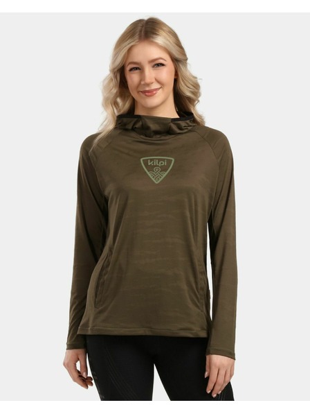 Kilpi Női fitness pulóver Kilpi AILEEN-W Khaki