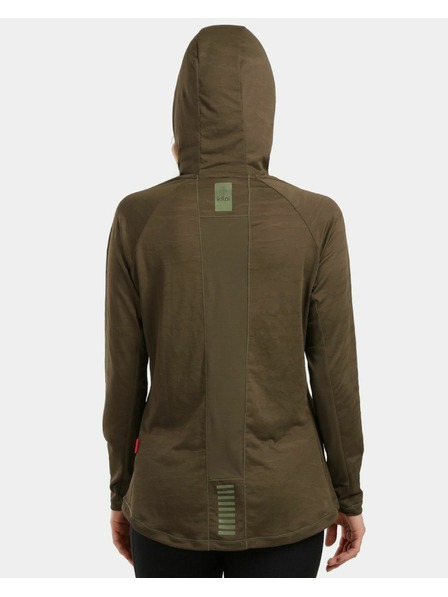 Kilpi Női fitness pulóver Kilpi AILEEN-W Khaki