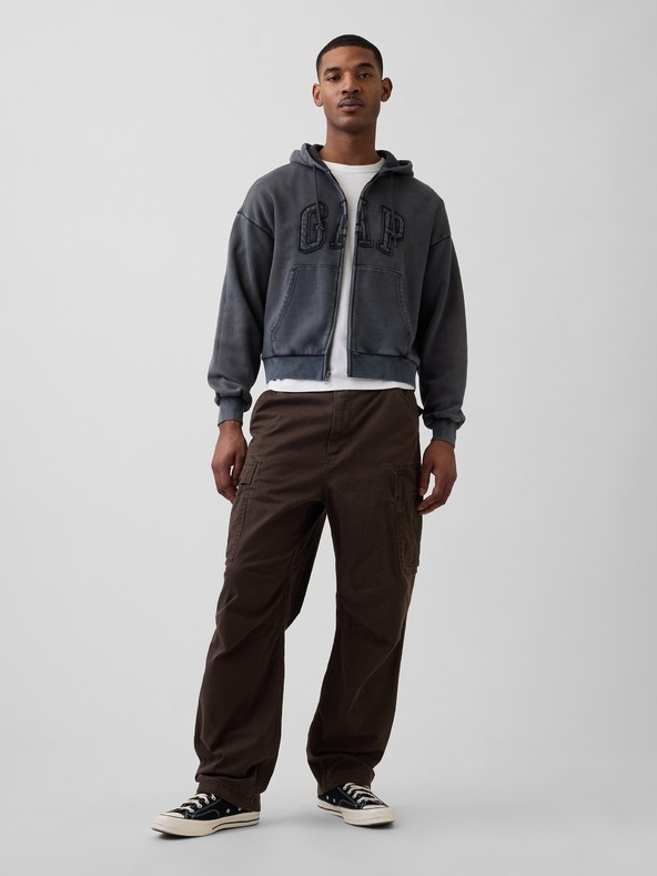 GAP Oversize pulóver logóval VintageSoft GAP