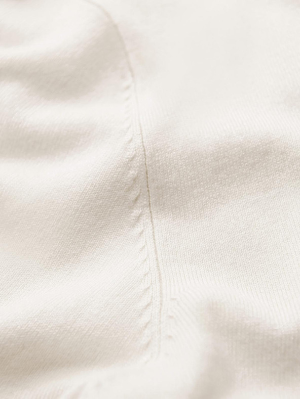 Ombre Clothing Krémszínű férfi alap garbó pulóver Ombre ruházat