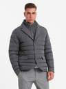 Ombre Clothing Férfi steppelt kabát Ombre Ruházat