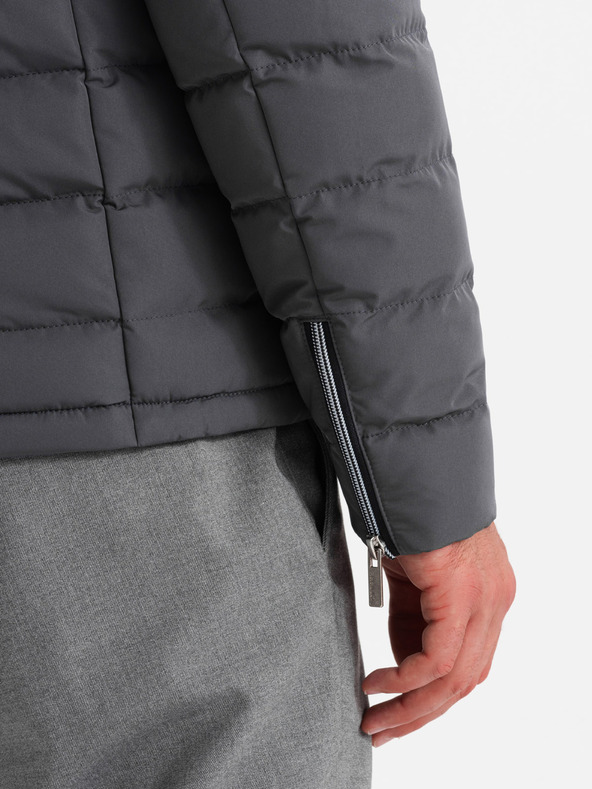 Ombre Clothing Férfi steppelt kabát Ombre Ruházat