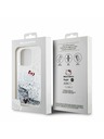 Hello Kitty Hello Kitty Liquid Glitter Electroplating Head Logo Hátlap iPhone 13 Pro-hoz Transparent