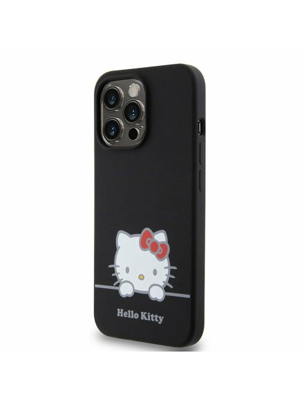 Hello Kitty Hello Kitty Liquid Silicone Daydreaming Logo Hátlap iPhone 13 Pro-hoz Black