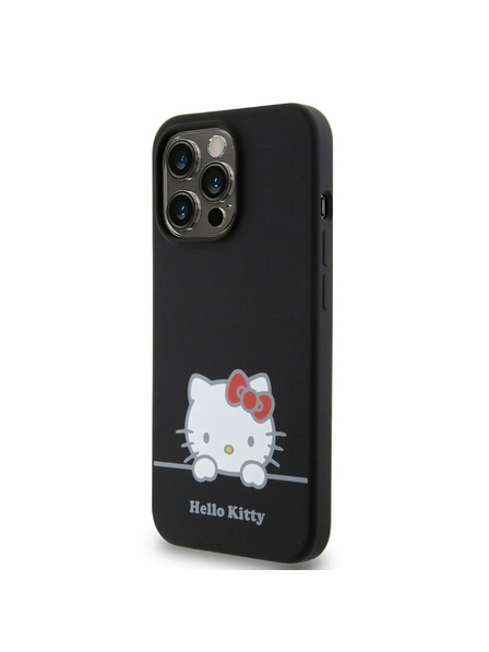 Hello Kitty Hello Kitty Liquid Silicone Daydreaming Logo Hátlap iPhone 13 Pro-hoz Black