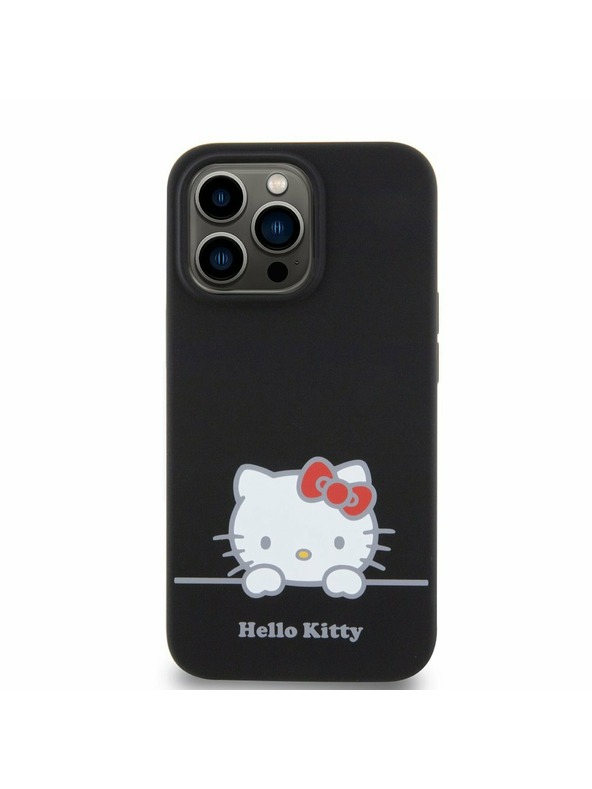Hello Kitty Hello Kitty Liquid Silicone Daydreaming Logo Hátlap iPhone 13 Pro-hoz Black