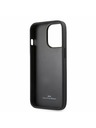 BMW BMW PU Triangles Tricolor Line Hátlap iPhone 13 Pro Max-hoz Black