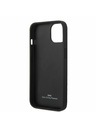 BMW BMW Signature Leather Big Logo Hátlap iPhone 14 Plus-hoz Black