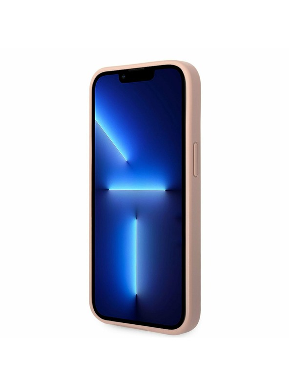 Guess Guess PU Leather Saffiano Hátlap iPhone 14 Plus-hoz Pink