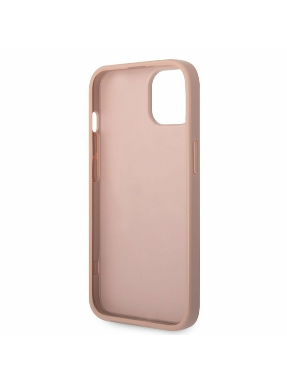 Guess Guess PU Leather Saffiano Hátlap iPhone 14 Plus-hoz Pink