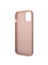 Guess Guess PU Leather Saffiano Hátlap iPhone 14 Plus-hoz Pink