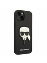 Karl Lagerfeld Karl Lagerfeld PU Saffiano Karl Head Hátlap iPhone 14 Plus-hoz Black