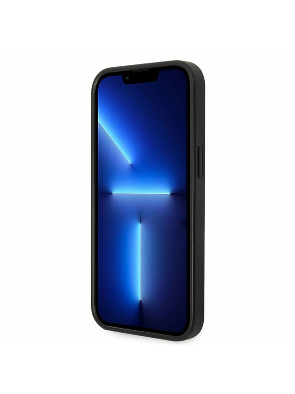 Karl Lagerfeld Karl Lagerfeld PU Saffiano Karl Head Hátlap iPhone 14 Plus-hoz Black