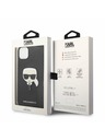 Karl Lagerfeld Karl Lagerfeld PU Saffiano Karl Head Hátlap iPhone 14 Plus-hoz Black