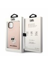 Karl Lagerfeld Karl Lagerfeld Liquid Silicone Choupette NFT Hátlap iPhone 14 Plus-hoz Pink