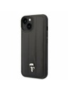 Karl Lagerfeld Karl Lagerfeld Quilted Puffy Ikonik Logo Hátlap iPhone 14 Plus-hoz Black