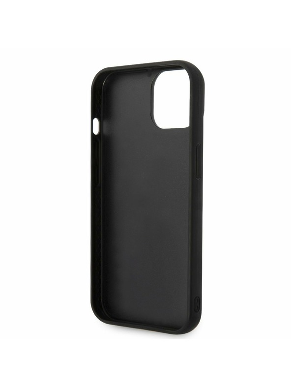 Karl Lagerfeld Karl Lagerfeld Quilted Puffy Ikonik Logo Hátlap iPhone 14 Plus-hoz Black