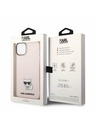 Karl Lagerfeld Karl Lagerfeld Choupette Logo Hátlap iPhone 14 Plus-hoz Pink