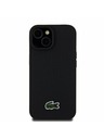 Lacoste Lacoste Iconic Petit Pique Woven Logo Magsafe Hátlap iPhone 15-hez Black