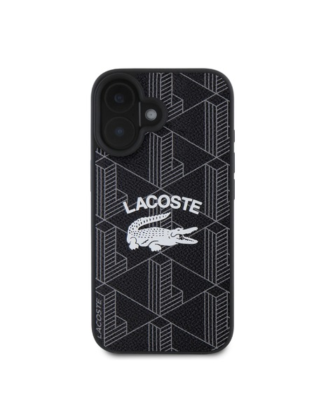 Lacoste Lacoste Blend Monogram MagSafe Hátlap iPhone 16-hoz Black