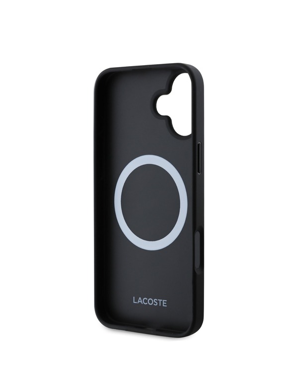 Lacoste Lacoste Blend Monogram MagSafe Hátlap iPhone 16-hoz Black