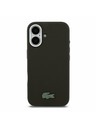 Lacoste Lacoste PVC Iconic Petit Pique Metal Logo MagSafe Hátlap iPhone 16-hoz Black