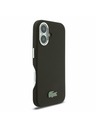 Lacoste Lacoste PVC Iconic Petit Pique Metal Logo MagSafe Hátlap iPhone 16-hoz Black