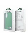 Lacoste Lacoste PVC Iconic Petit Pique Metal Logo MagSafe Hátlap iPhone 16-hoz Estragon Green