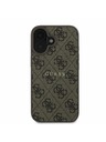 Guess Guess PU 4G Classic Logo MagSafe Hátlap iPhone 16 Plus-hoz Brown