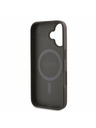 Guess Guess PU 4G Classic Logo MagSafe Hátlap iPhone 16 Plus-hoz Brown