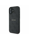 Guess Guess PU 4G Classic Logo MagSafe Hátlap iPhone 16 Plus-hoz Black