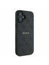 Guess Guess PU 4G Classic Logo MagSafe Hátlap iPhone 16 Plus-hoz Black