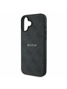 Guess Guess PU 4G Classic Logo MagSafe Hátlap iPhone 16 Plus-hoz Black