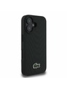 Lacoste Lacoste Iconic Petit Pique Woven Logo MagSafe Hátlap iPhone 16 Plus-hoz Black