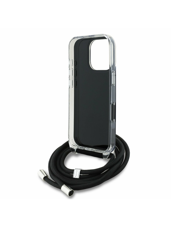Karl Lagerfeld Karl Lagerfeld IML Crossbody K&CH Heads Hátlap iPhone 16 Pro-hoz Black