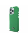 Lacoste Lacoste PVC Iconic Petit Pique Metal Logo MagSafe Hátlap iPhone 16 Pro-hoz Estragon Green