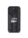 Lacoste Lacoste Blend Monogram MagSafe Hátlap iPhone 16 Pro-hoz Black