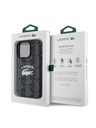 Lacoste Lacoste Blend Monogram MagSafe Hátlap iPhone 16 Pro-hoz Black