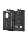 AMG AMG Carbon Pattern Hátlap iPhone 16 Pro Max-hoz Black
