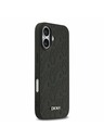 DKNY DKNY PU Leather Grid Pattern Magsafe Hátlap iPhone 17-hez Black