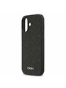 DKNY DKNY PU Leather Grid Pattern Magsafe Hátlap iPhone 17-hez Black