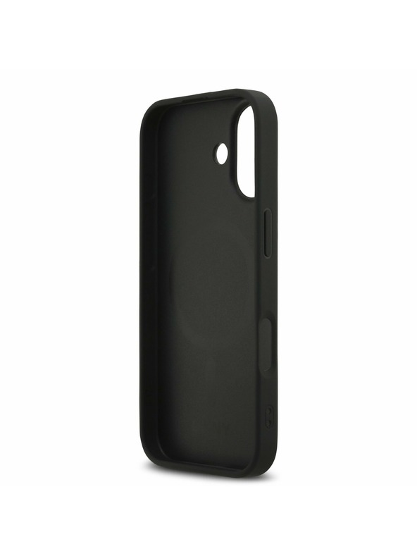DKNY DKNY PU Leather Grid Pattern Magsafe Hátlap iPhone 17-hez Black
