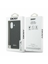 DKNY DKNY PU Leather Grid Pattern Magsafe Hátlap iPhone 17-hez Black