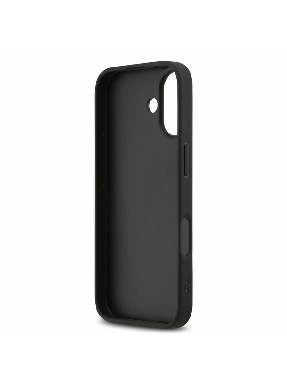 DKNY DKNY PU Leather Checkered Pattern and Stripe Hátlap iPhone 17-hez Black
