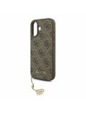 Guess Guess 4G Charm MagSafe Hátlap iPhone 17-hez Tone on Tone Brown