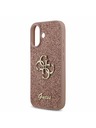 Guess Guess PU Fixed Glitter 4G Metal Logo Hátlap iPhone 17-hez Pink