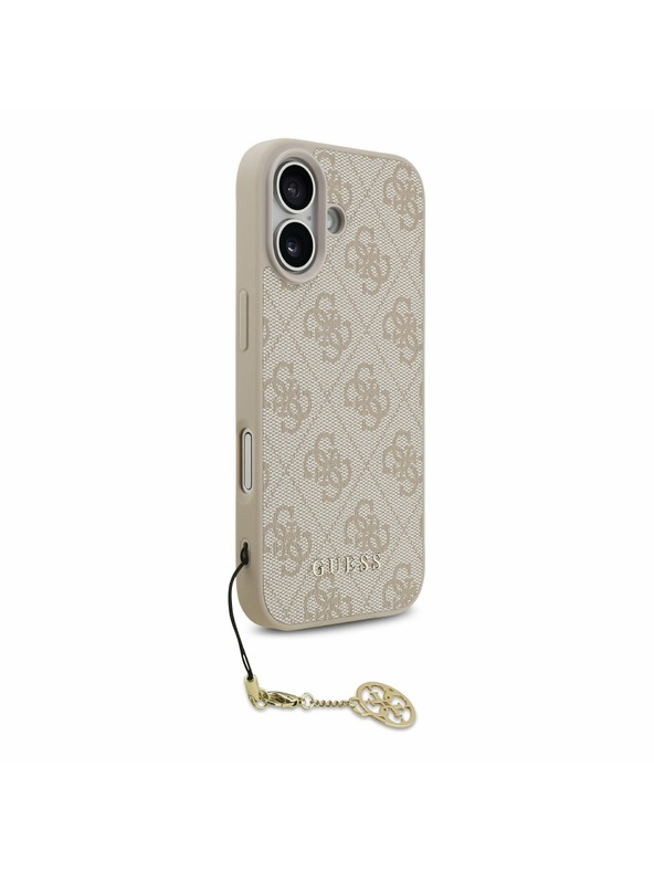 Guess Guess 4G Charm MagSafe Hátlap iPhone 17 Tone on Tone Pink