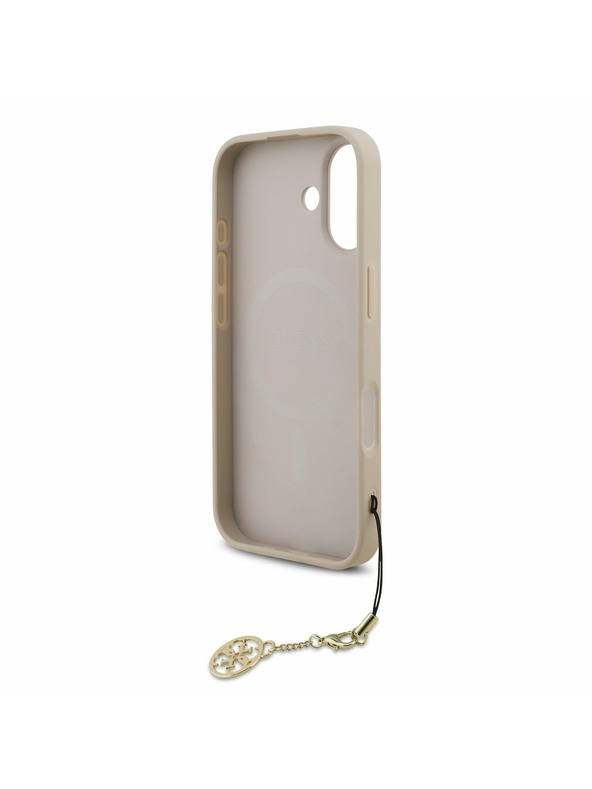 Guess Guess 4G Charm MagSafe Hátlap iPhone 17 Tone on Tone Pink